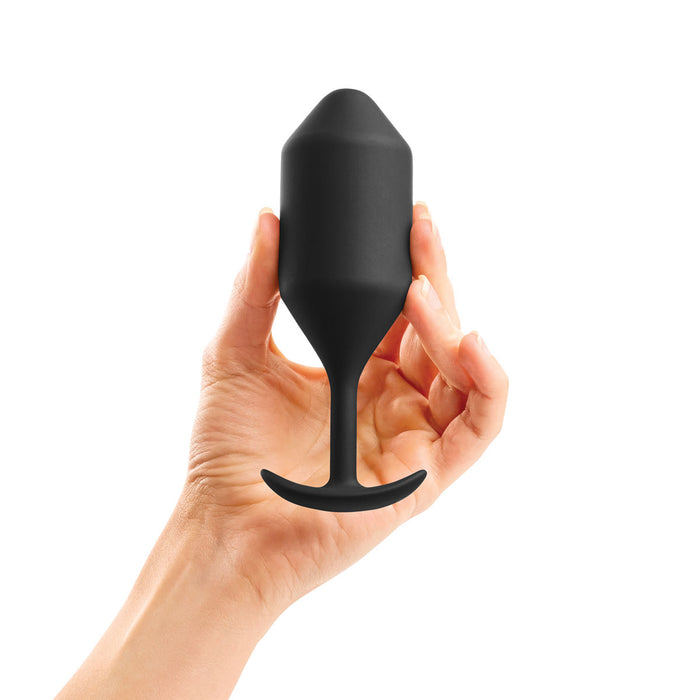 Black B-Vibe Snug Plug 4 (XL) - Anal Toys Intimates Adult Boutique
