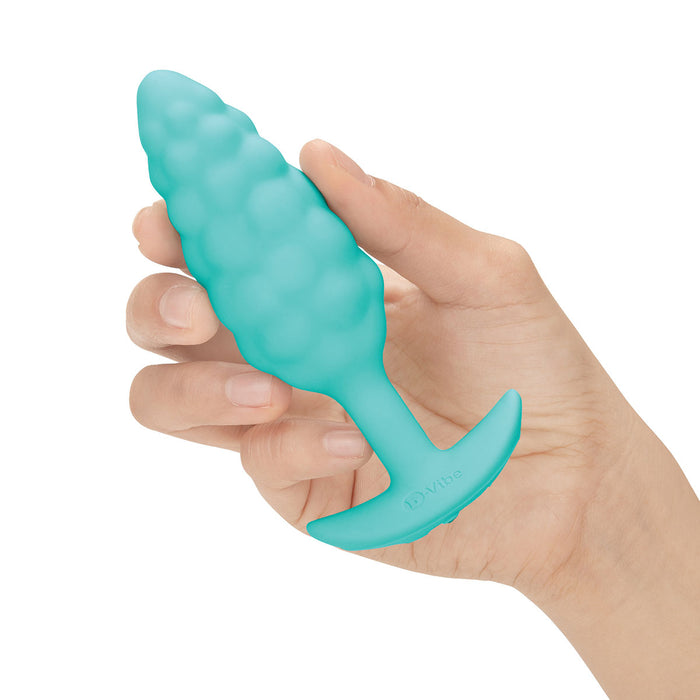 B-Vibe Texture Plug Bump Mint (Small) Intimates Adult Boutique