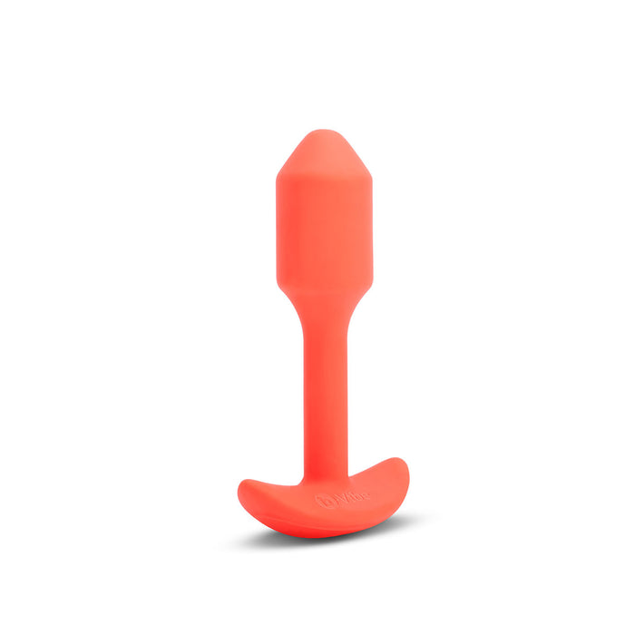 Shop B-Vibe Vibrating Snug Plug 1 | Anal Toys - Orange Intimates Adult Boutique