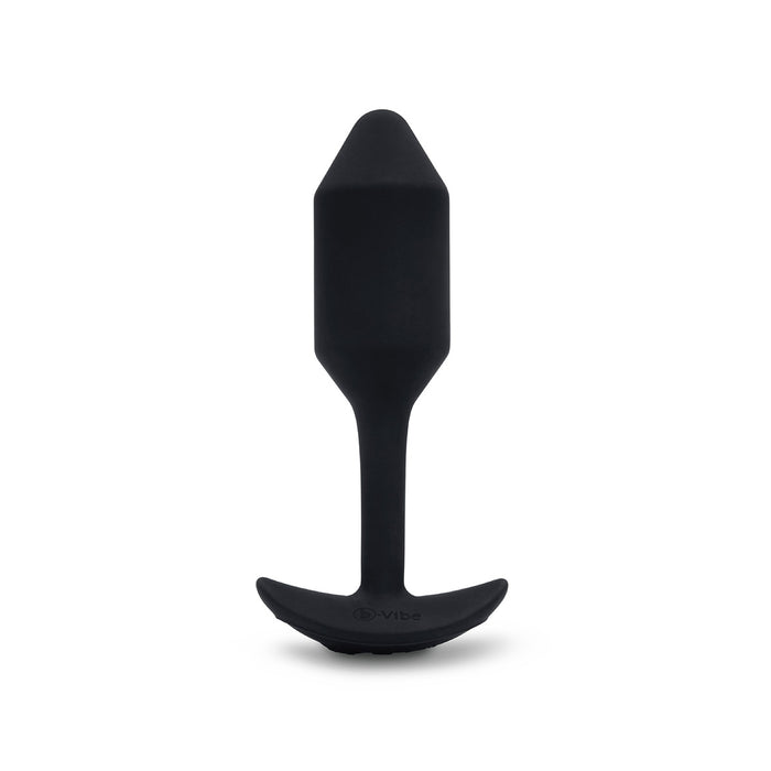 B-Vibe Vibrating Snug Plug 2 (M) - Black | Anal Toys Intimates Adult Boutique