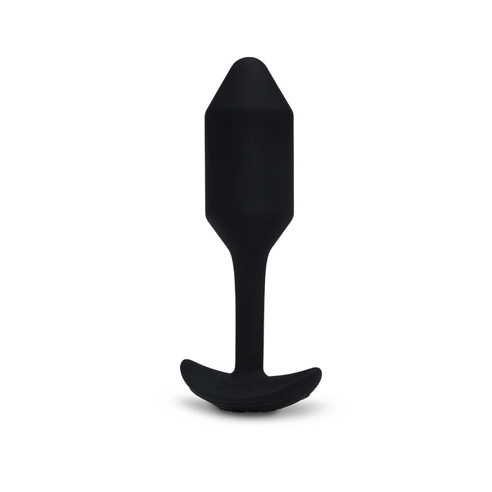 B-Vibe Vibrating Snug Plug 2 (M) - Black | Anal Toys Intimates Adult Boutique