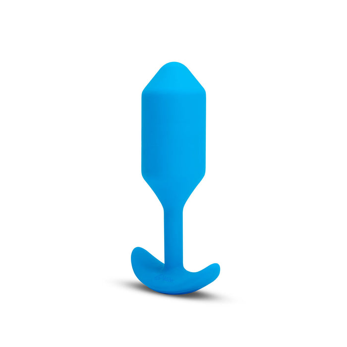 B-Vibe Vibrating Snug Plug 3 (L) - Blue | Anal Toys Intimates Adult Boutique