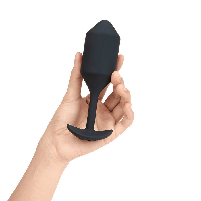 B-Vibe Vibrating Snug Plug 4 (XL) - Black Intimates Adult Boutique