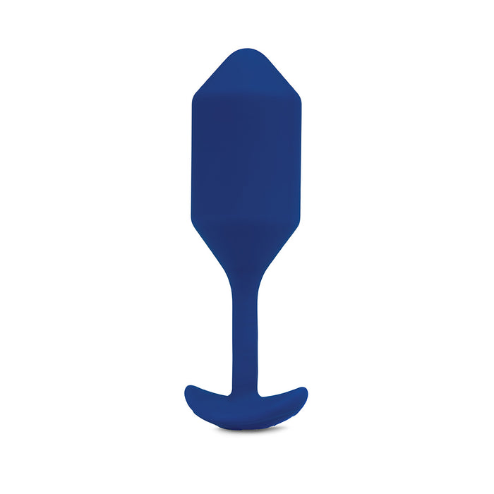 B-Vibe Vibrating Snug Plug 4 (XL) - Navy | Anal Toys Intimates Adult Boutique