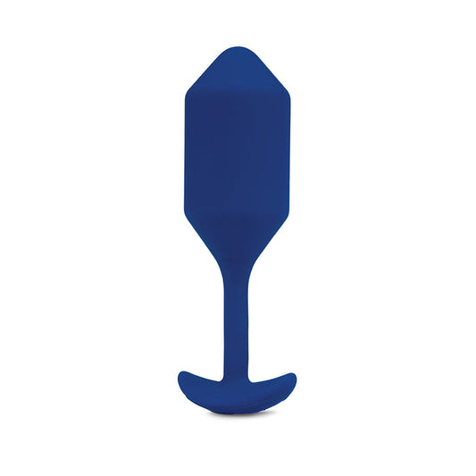 B-Vibe Vibrating Snug Plug 4 (XL) - Navy | Anal Toys Intimates Adult Boutique
