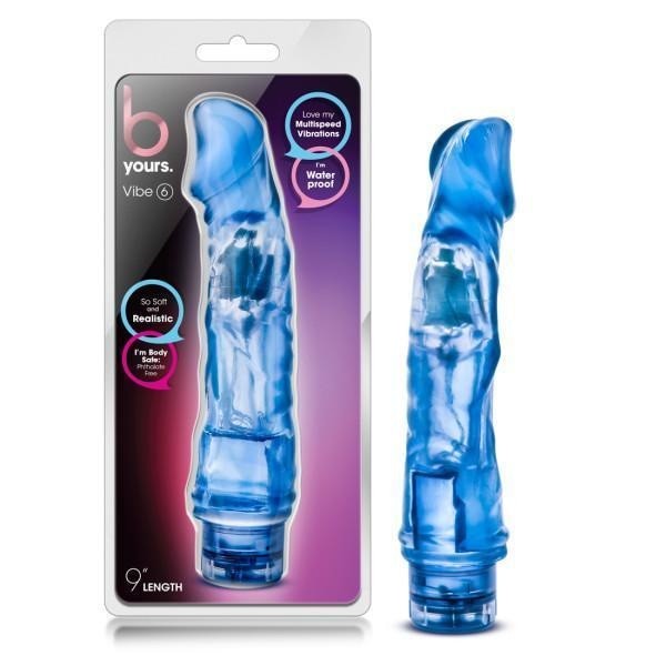 Blue 6 inch Vibrator in the Dildos Category Intimates Adult Boutique