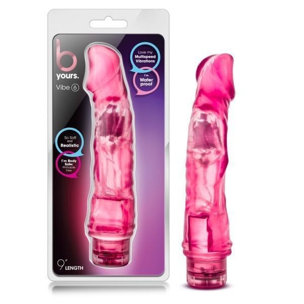 B Yours Vibe in Pink | 6 Inch Vibrator - Explore Pleasure Intimates Adult Boutique