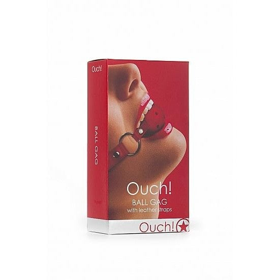 Ball Gag Red - Explore Sensory Play in the Fetish Category Intimates Adult Boutique