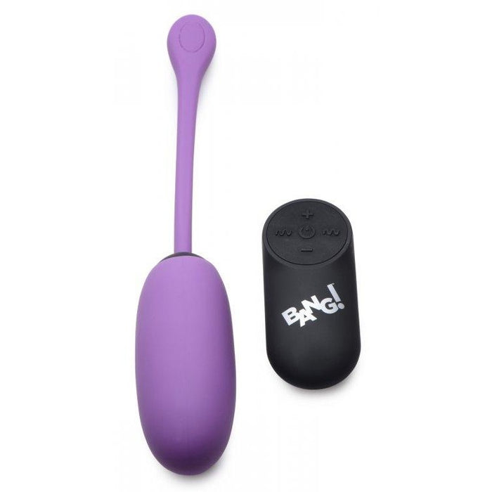 Bang! 28x Plush Egg & Remote Control Purple Intimates Adult Boutique