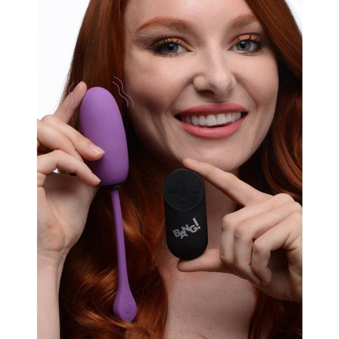 Bang! 28x Plush Egg & Remote Control Purple Intimates Adult Boutique