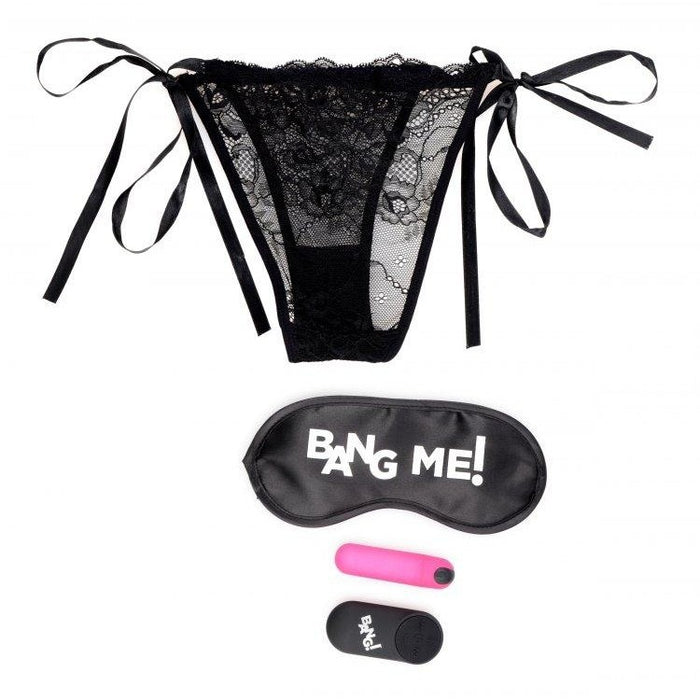 Sextoys for Women: Pink Lace Panties and Blindfold Kit Intimates Adult Boutique