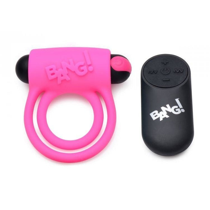 Silicone Cock Ring & Bullet | Remote Control | Sextoys for Couples Intimates Adult Boutique