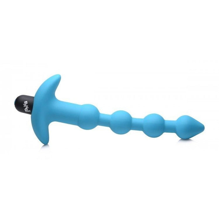 Vibrating Silicone Anal Beads & Remote Blue - Anal Toys Intimates Adult Boutique