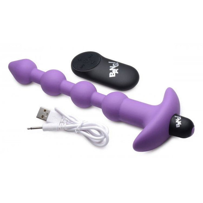 Vibrating Silicone Anal Beads with Remote Control - Anal Toys Intimates Adult Boutique
