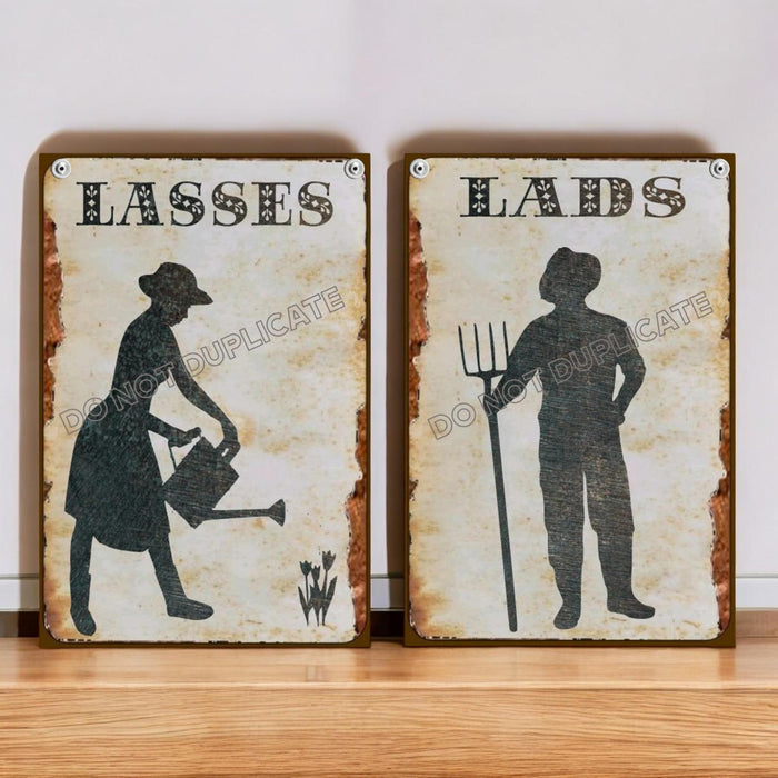 Bathroom Signs Farmer Styled Farmhouse Bathroom Decor