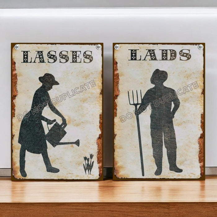 Bathroom Signs Farmer Styled Farmhouse Bathroom Decor