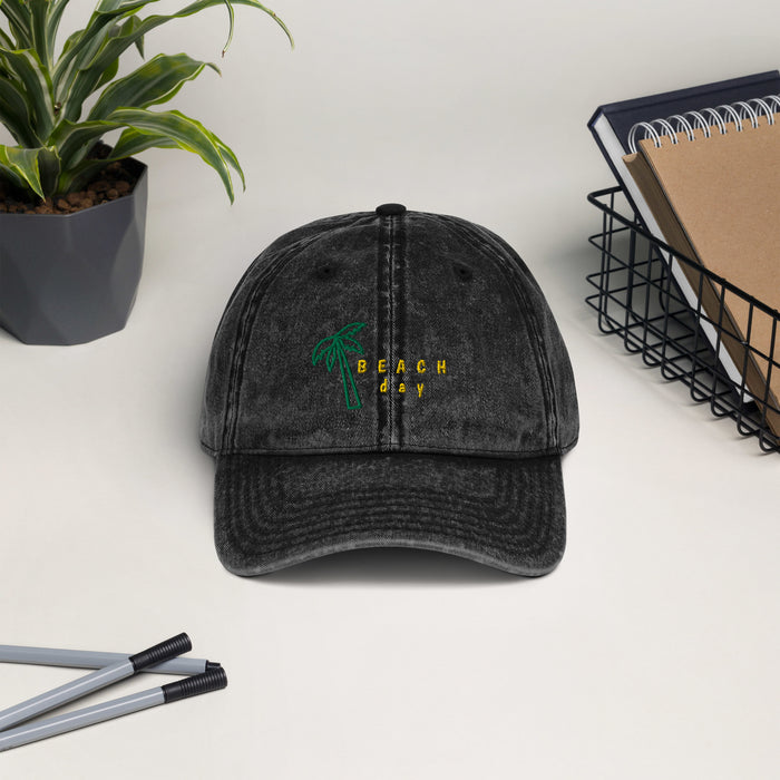 Beach Day Vintage Cotton Twill Cap