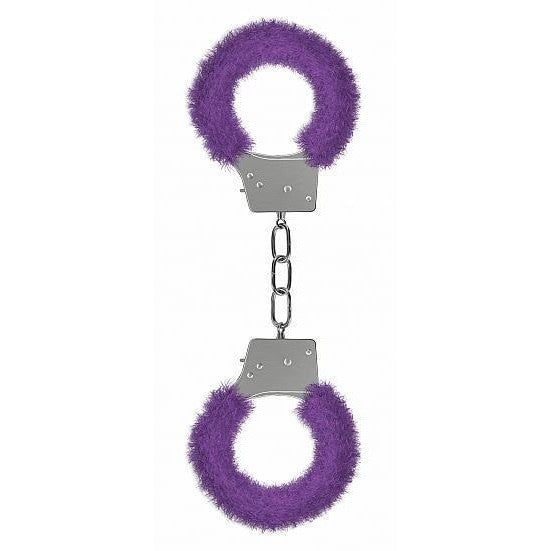 Beginner's Furry Handcuffs Purple - Fetish Collection Intimates Adult Boutique