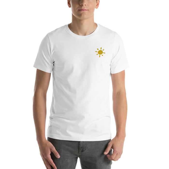 Bella Aster Embroidered Sun Cotton T-Shirt