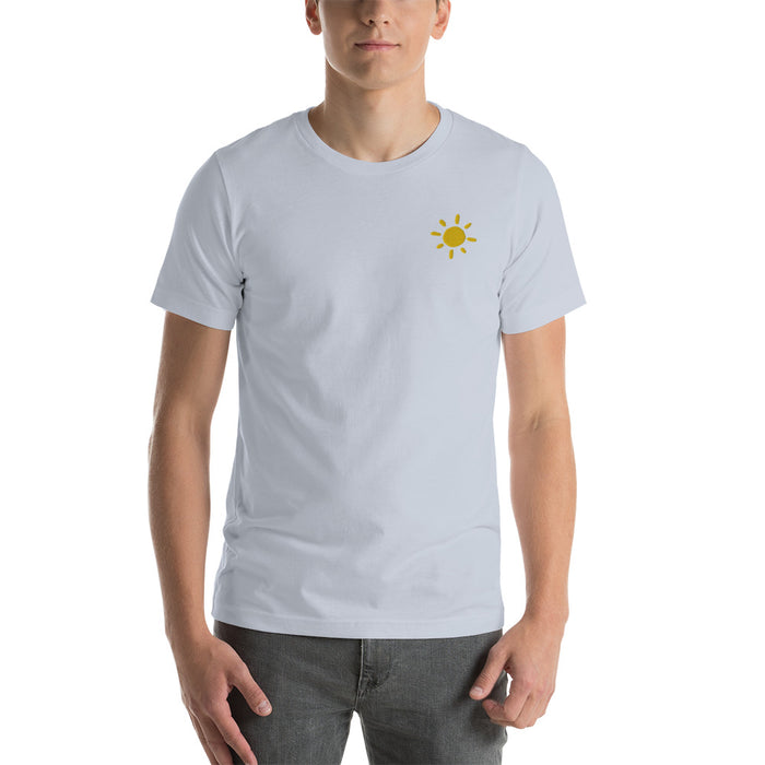 Bella Aster Embroidered Sun Cotton T-Shirt