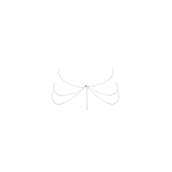 Bijoux Indiscrets Magnifique Collection 8 Body Chain - Silver Intimates Adult Boutique