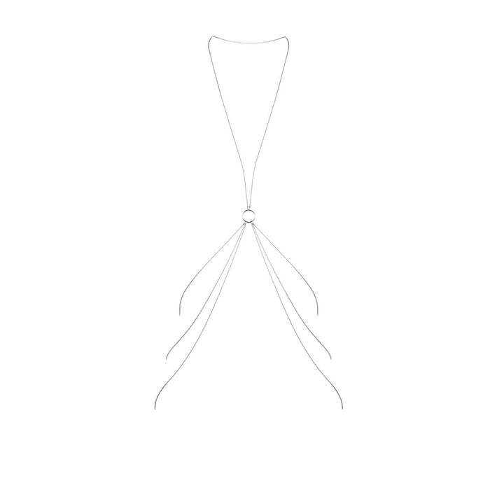 Bijoux Indiscrets Magnifique Collection 8 Body Chain - Silver Intimates Adult Boutique