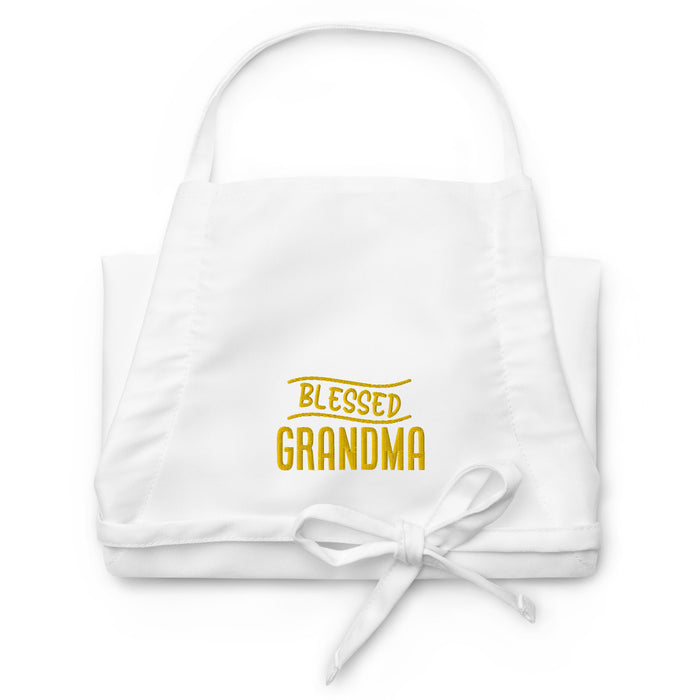 Blessed Grandma Embroidered Apron