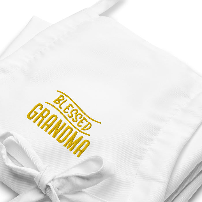 Blessed Grandma Embroidered Apron