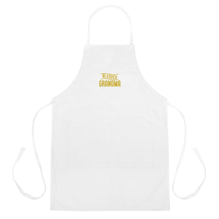 Blessed Grandma Embroidered Apron