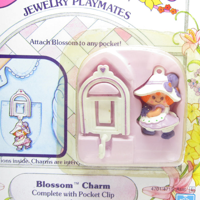 Charmkins Blossom Mint on Card pocket clip