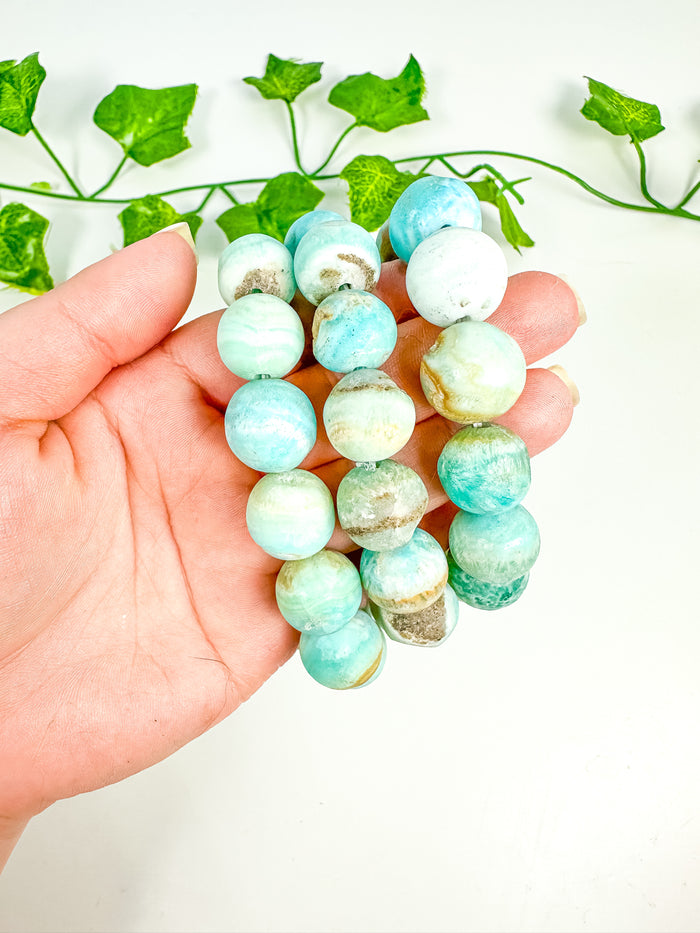Blue Aragonite Bracelet