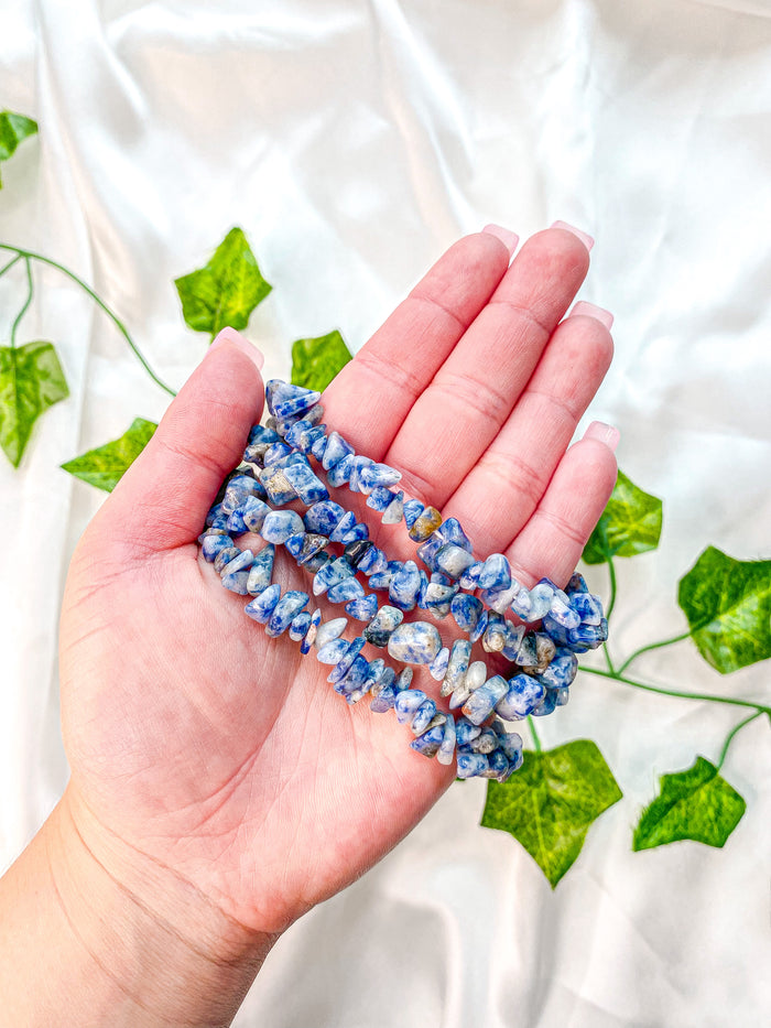 Blue Aventurine Chip Bracelet