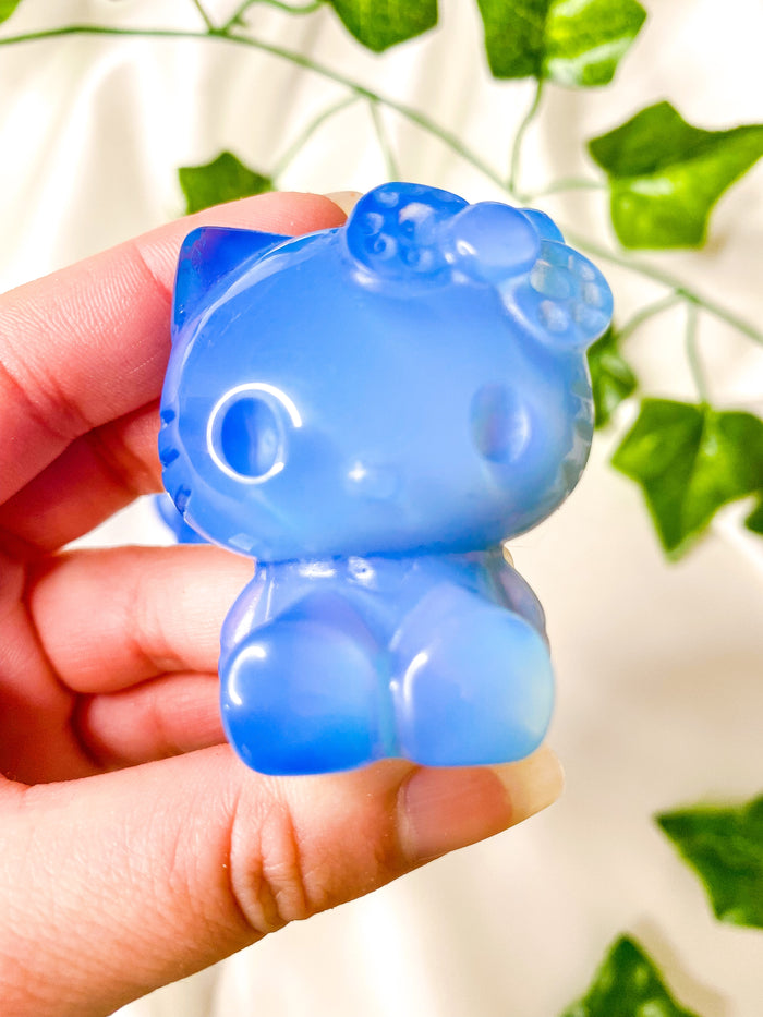 Blue Opalite Hello Kitty