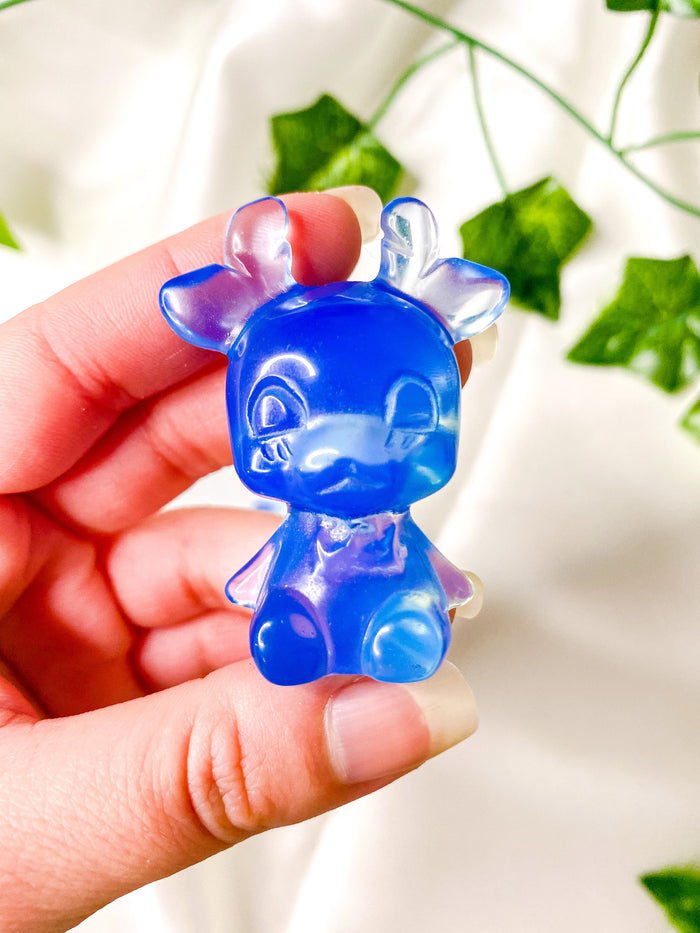 Blue Opalite Reindeer