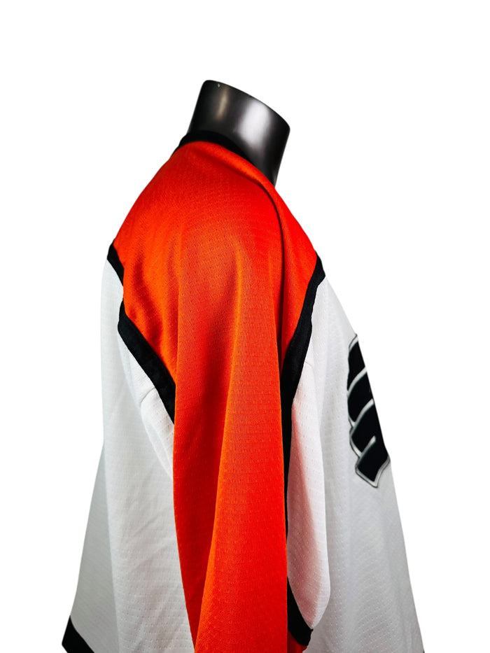 BOBBY CLARKE PHILADELPHIA FLYERS RETRO 2000'S AUTHENTIC SP SIGNED JERSEY ADULT XL