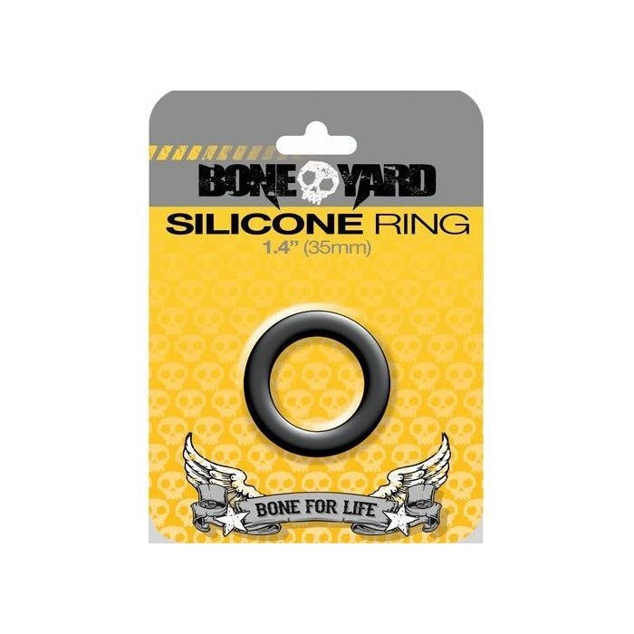 Boneyard Silicone Cock Ring 35mm Black - Sextoys for Men Intimates Adult Boutique