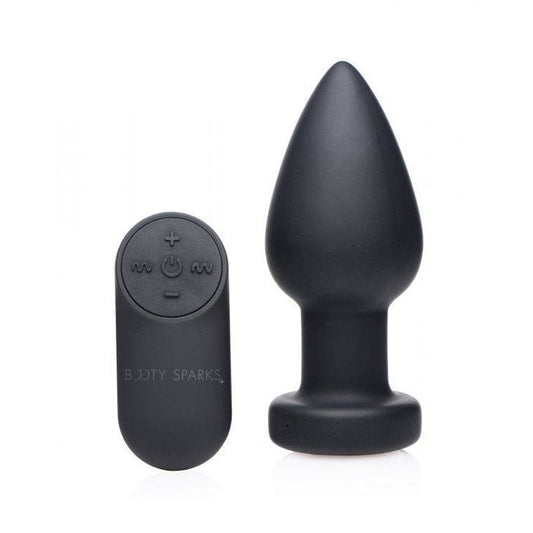 Anal Toys: Booty Sparks Silicone Led Butt Plug Vibrating Large Intimates Adult Boutique