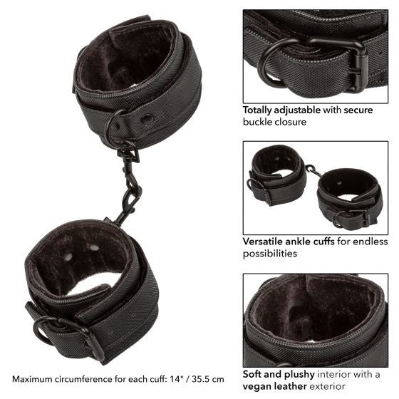 Boundless Ankle Cuffs - Fetish Accessories for Captivating Play Intimates Adult Boutique