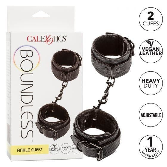 Boundless Ankle Cuffs - Fetish Accessories for Captivating Play Intimates Adult Boutique