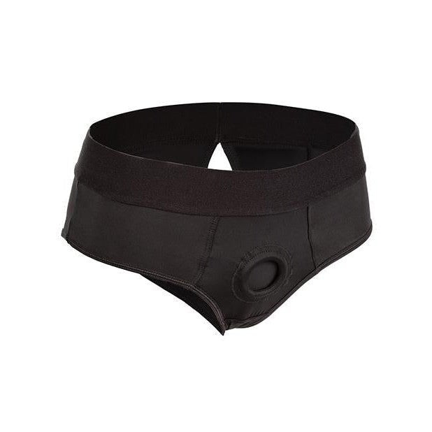 Boundless Backless Brief Harness Black L/XL | Couples Sextoys Intimates Adult Boutique