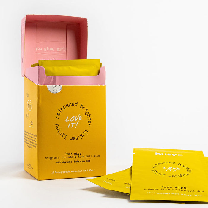 Brightening Facial Serum Pads