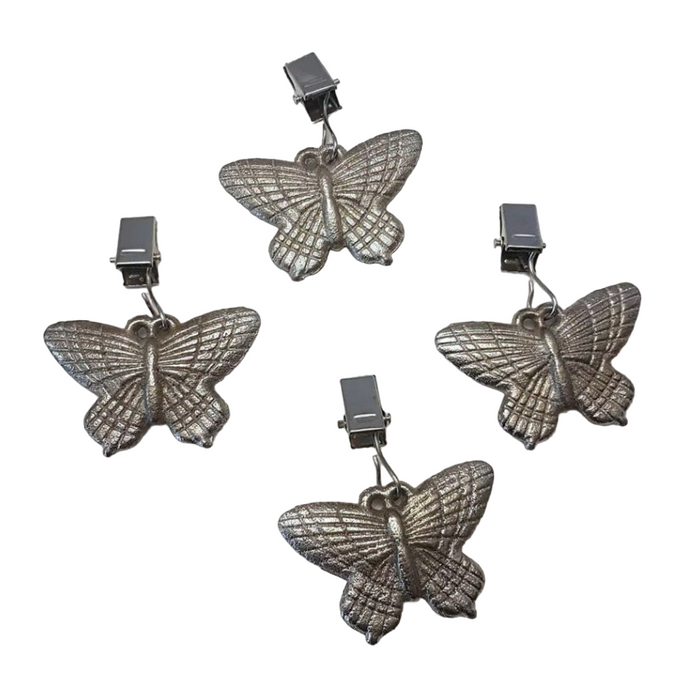 Butterflies Tablecloth Weights with Metal Clips for Outdoor Garden Party Picnic Table Covers - Wainfleet Trading Post