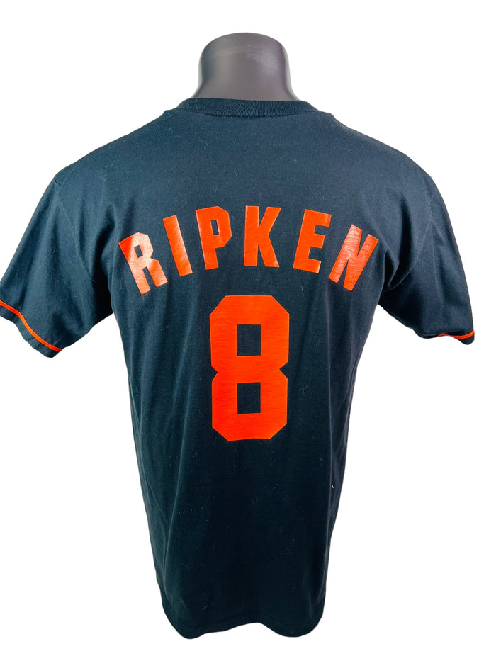 CAL RIPKEN JR. BALTIMORE ORIOLES VINTAGE 1990'S RUSSELL ATHLETIC T-SHIRT ADULT LARGE