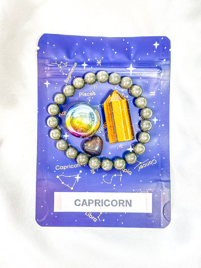 Capricorn - Zodiac Crystal Set