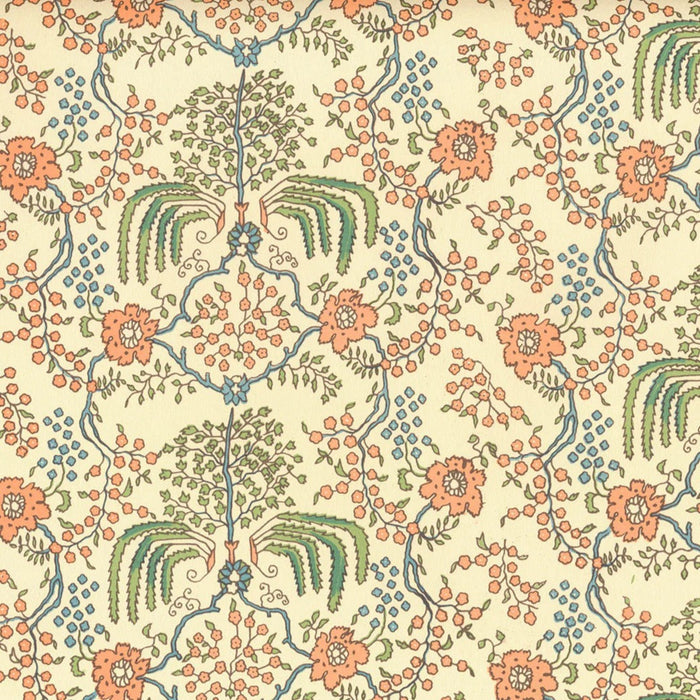 Carta Varese - Flowering Shrub (Orange/Blue)