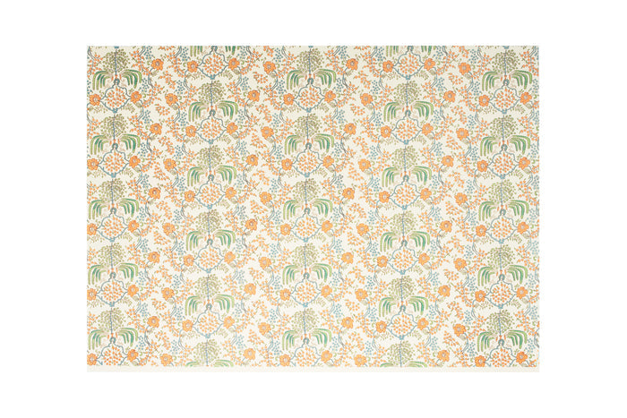 Carta Varese - Flowering Shrub (Orange/Blue)
