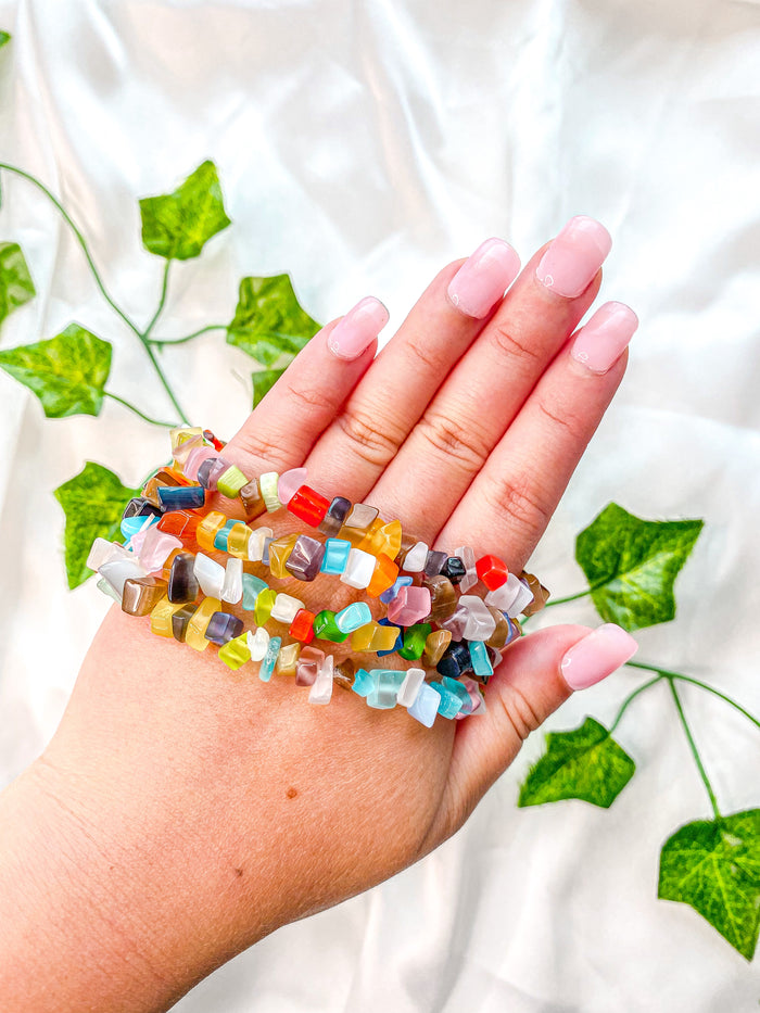 Cat Eye Chip Bracelet