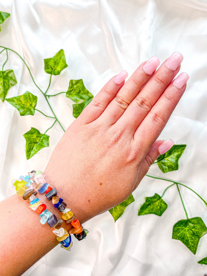 Cat Eye Chip Bracelet