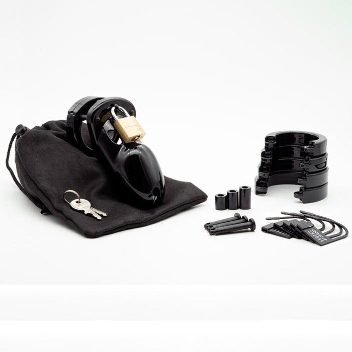 Cb-3000 Kit 3in Black Cock Cage Intimates Adult Boutique