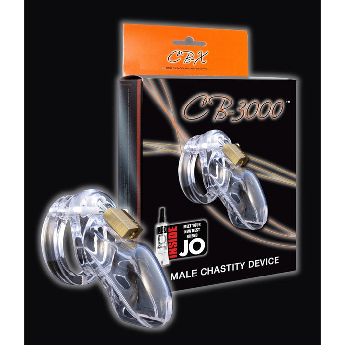 Cb-3000 Kit 3in Clear Cock Cage Intimates Adult Boutique
